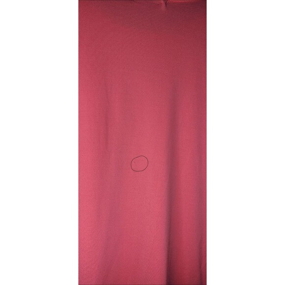 Adrienne Vittadini Blouse Women's Size Medium Coral Pink Short Sleeve Scoop Neck - Picture 6 of 6